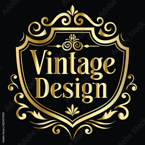 Vector set of gold vintage frames. Elegant element for design in Eastern style, place for text. Floral golden border. Lace illustration for invitations and greeting cards.