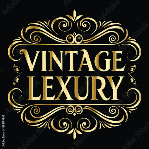 Vector set of gold vintage frames. Elegant element for design in Eastern style, place for text. Floral golden border. Lace illustration for invitations and greeting cards.