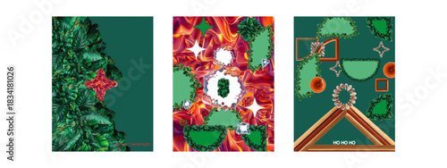 vector illustration of business graph, gift boxes vector illustration, happy birthday card with gift, christmas balls set, Christmas and New Year holiday card christmas gift boxes with ribbons