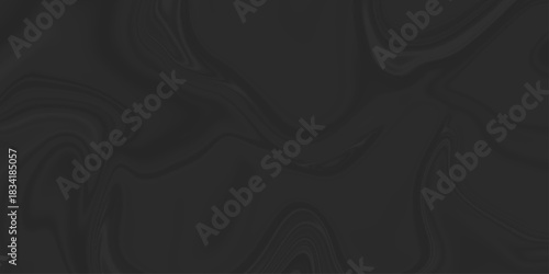 Abstract black fabric cloth wave or wavy folds texture. Abstract background luxury cloth or liquid wave silk satin background. Black liquid marble texture with natural pattern for background .
