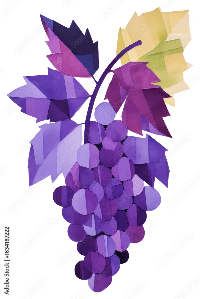 Obraz premium PNG Grape grapes art purple.