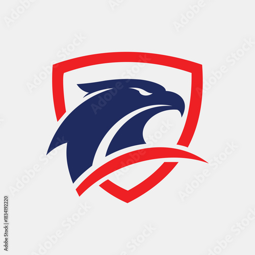 Eagle Crest: The emblem showcases a majestic eagle, a symbol of strength and vision, enclosed within a protective crest, reflecting values of security and leadership.