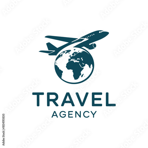 Professional Tourism Agency Travel Logo Template