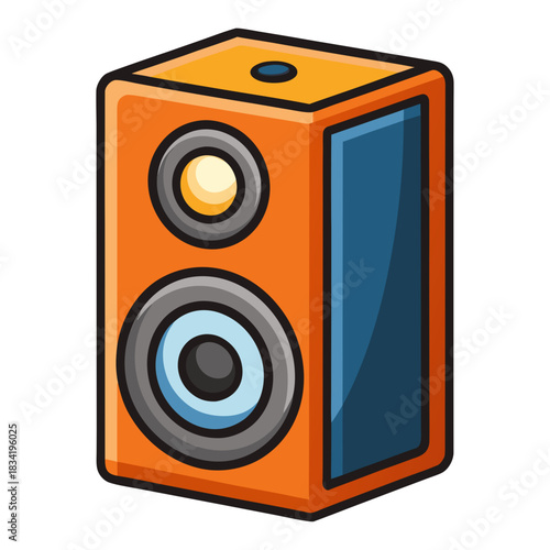 speaker isolated on white background