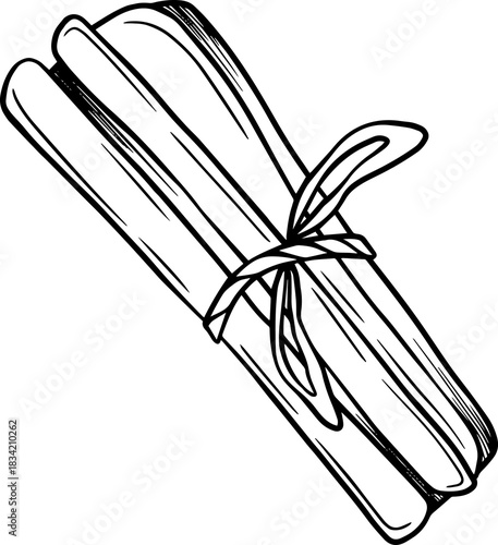 Cinnamon sticks, spicy aroma