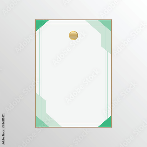 Flat Certificate Design