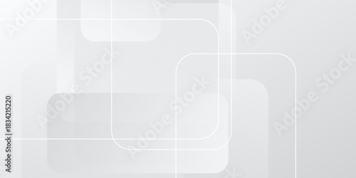 abstract white gradient color background with curve and swirl lines elegant