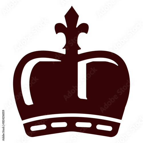 Monarchy crown silhouette