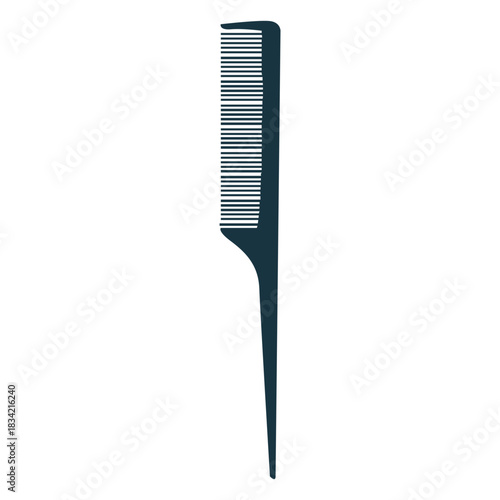 Tail comb silhouette