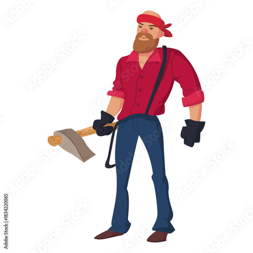 Lumberjack character
