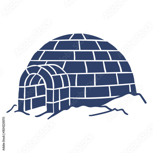 Arctic igloo blue
