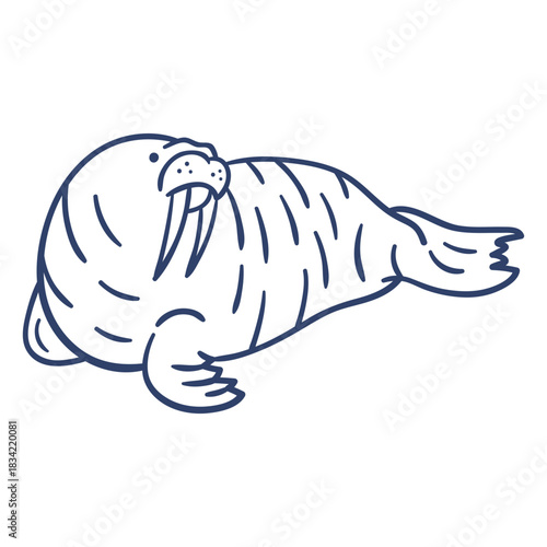 Arctic walrus stroke