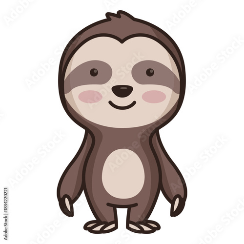 Cute sloth character