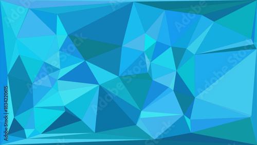 Stunning abstract geometric design with vibrant blue hues for modern creative projects