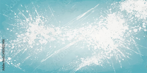 Abstract blue grunge texture with a pattern of stars, evoking a cold winter sky or old wet paper surface