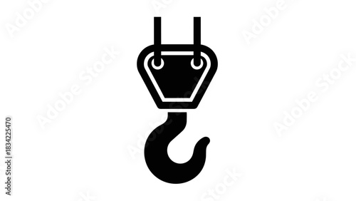 Magnet Lifting Oil Drop Icon – Industrial Pickup Equipment Vector Illustration