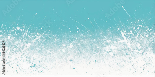 Blue nature texture of abstract sky and grass with cold liquid water pattern