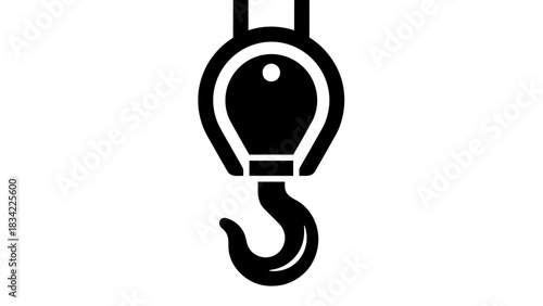 Magnet Lifting Oil Drop Icon – Industrial Pickup Equipment Vector Illustration