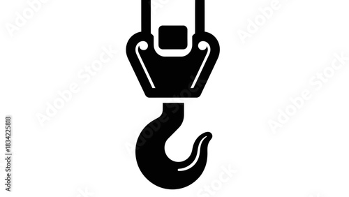 Magnet Lifting Oil Drop Icon – Industrial Pickup Equipment Vector Illustration