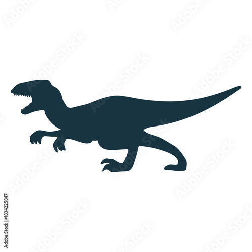 Dinosaur tyrannosaurus rex silhouette