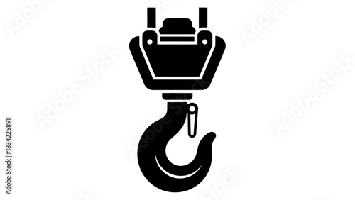 Magnet Lifting Oil Drop Icon – Industrial Pickup Equipment Vector Illustration