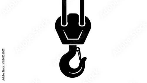 Magnet Lifting Oil Drop Icon – Industrial Pickup Equipment Vector Illustration