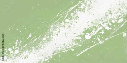 Green grunge background with abstract texture of sea water splash