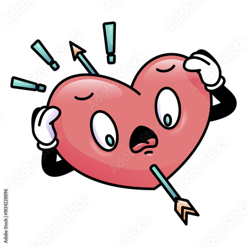 Shocked heart shot colored