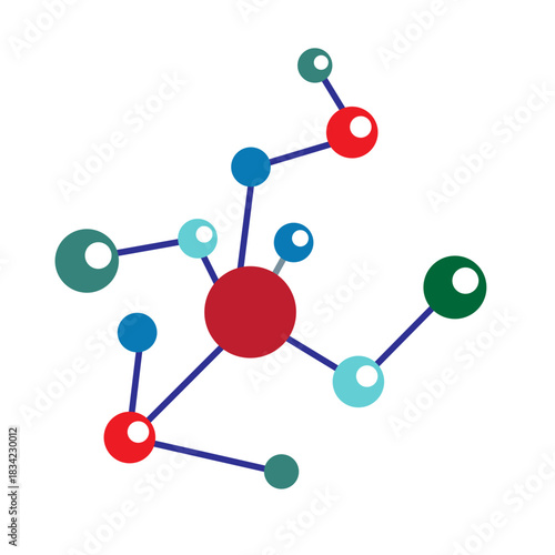 Science Logo Set Bio Nero Lab Emblem Molecule Icon