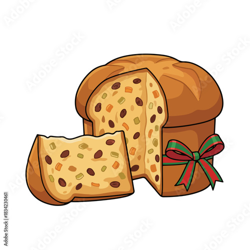 Italian Panettone Loaf – Traditional Christmas Sweet Bread