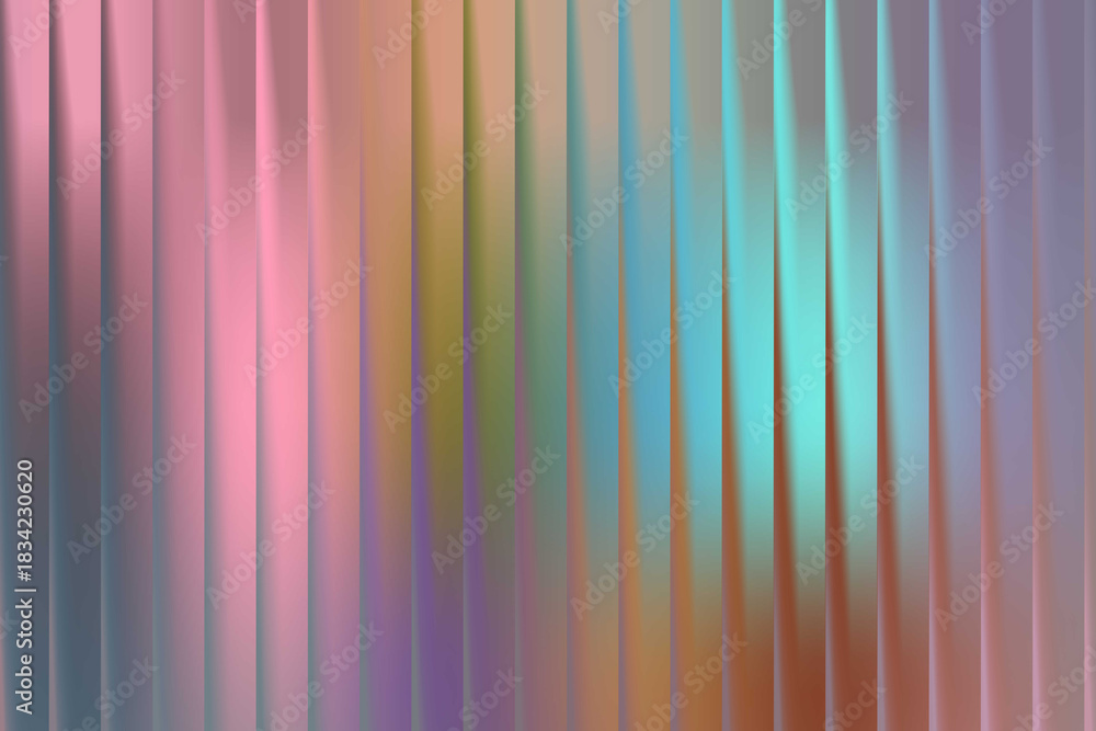 Obraz premium Abstract backdrop with vertical lines and gradient colors, creating a soft and modern visual effect