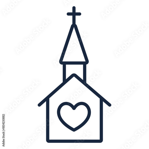 Wedding church stroke