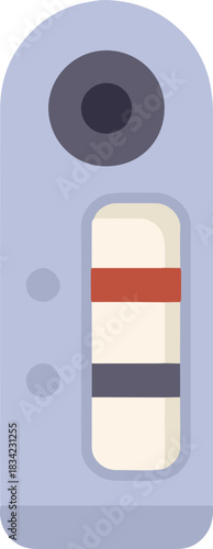 Drug test kit or home medical pregnancy test result strip