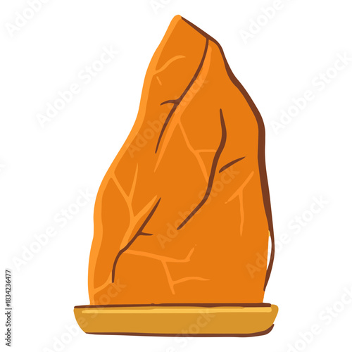 Himalayan salt stone flat