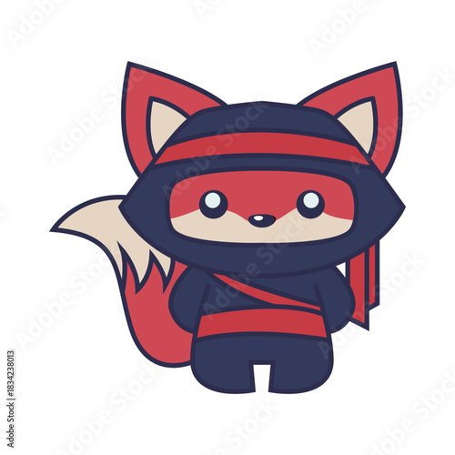 Animal fox ninja color