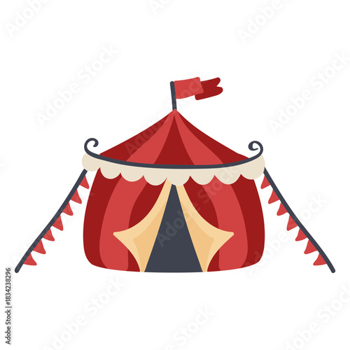 Carnival tent color carnival