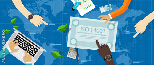 ISO 14001 Environmental Management System Standard Concept