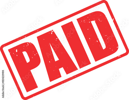 The text Received Damaged is written in red, grungy font, encased within a rectangular rubber stamp