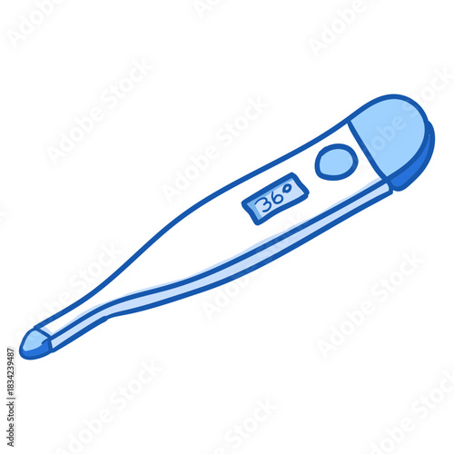 Nurse equipment thermometer color