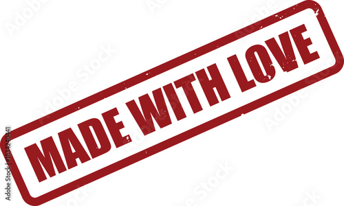 Distressed sign here stamp, outlined in vibrant red, clearly stands out on transparent background