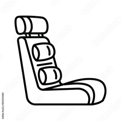 Car Seat Outline Icon