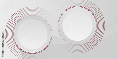 An abstract background designed to look modern and simple, with the main elements being circles and overlapping circle lines