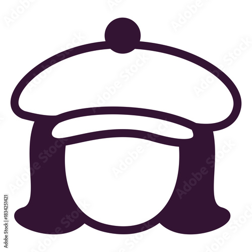 French beret stroke