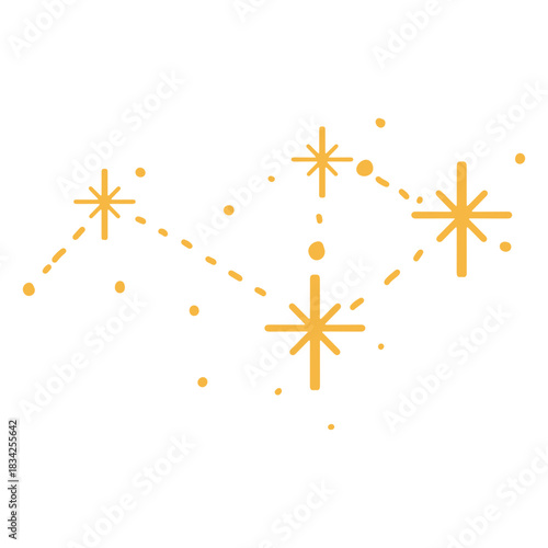 Shining stars flat