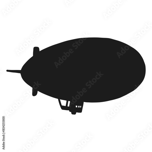 Airship right facing zeppelin