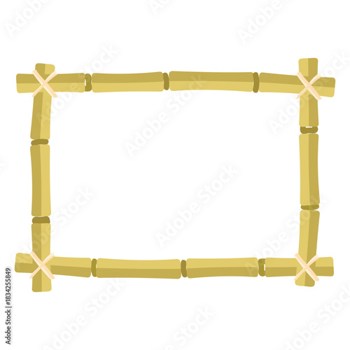 Bamboo frames design rectangle small icon