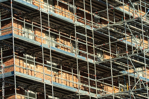 construction site of modern building