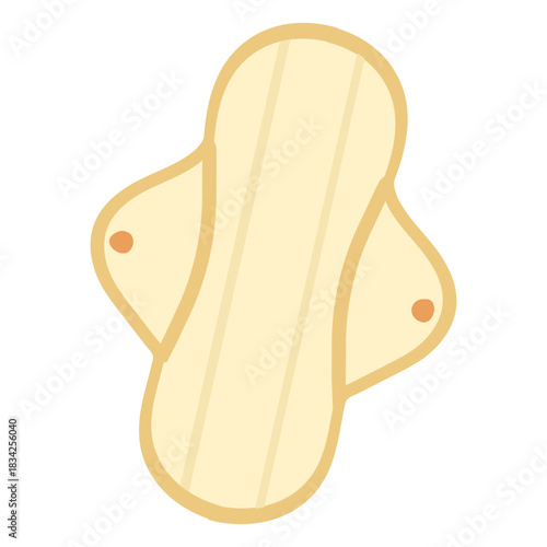 Bodycare sanitary pad open flat