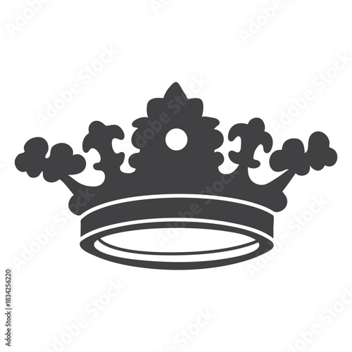 Crown design artistic icon