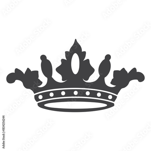 Crown design simple icon